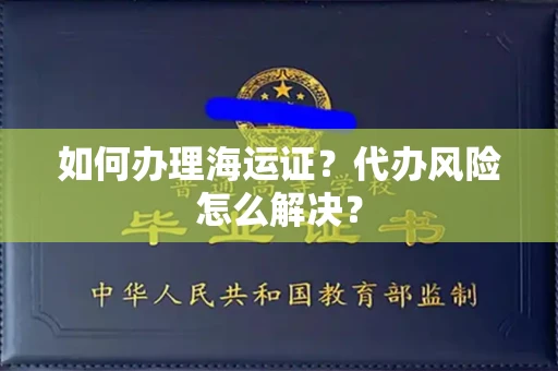 贵阳如何办理海运证?代办风险怎么解决?